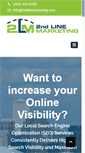 Mobile Screenshot of 2ndlinemarketing.com